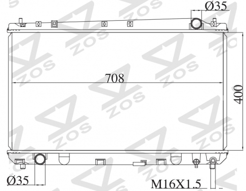 TOYOTA Avalon’oo-04 2000-2004 MT radiator