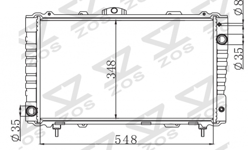 TOYOTA LITEACE MT radiator