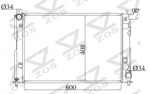 TOYOTA COROLLA CE120'2005 2005 MT radiator