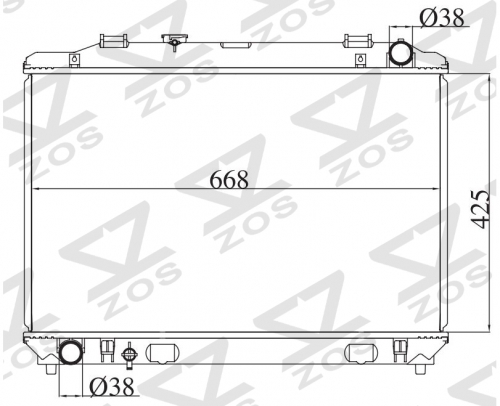 TOYOTA TOWNACE NOAH '96 2C 1996 MT radiator