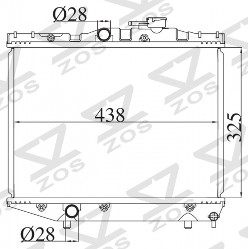 TOYOTA STARLET’84-89 EP71 1984-1989 MT radiator