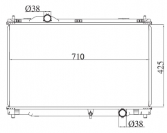TOYOTA CROWN MARK GRX121’04 2004 MT radiator
