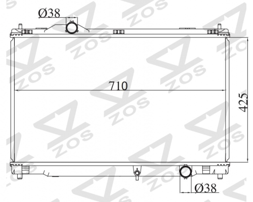 TOYOTA CROWN MARK GRX121’04 2004 MT radiator
