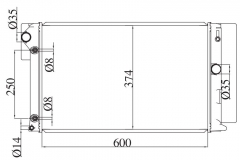 TOYOTA COROLLA'07/ZRE144G 2007 AT radiator