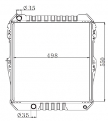 TOYOTA HILUX KB-LN16’ 97-99 1997-1999 MT radiator