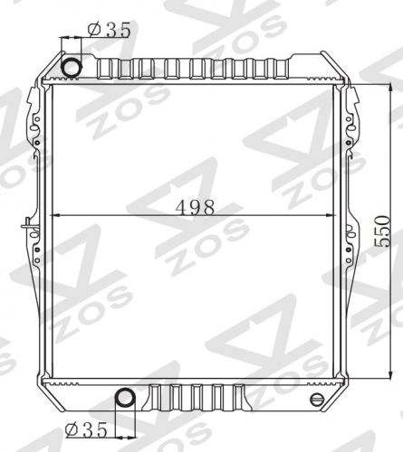 TOYOTA HILUX KB-LN16’ 97-99 1997-1999 MT radiator