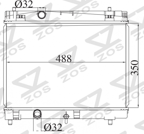 TOYOTA YAIS MT radiator