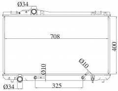 TOYOTA CRESSIDA' LX90 AT radiator