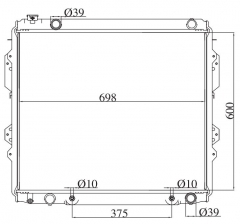 TOYOTA Sequoia'01-04 Tudra'04- 2004- AT radiator