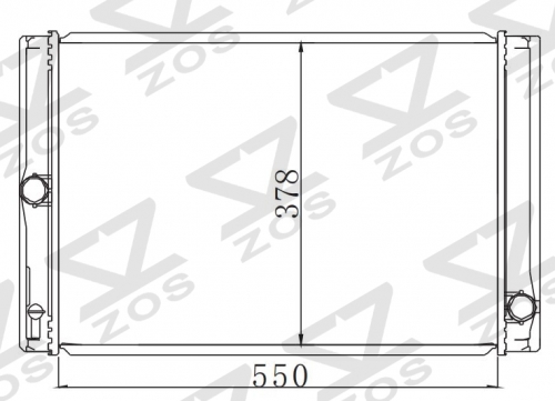 TOYOTA COROLLA 1.4 D4D' 2007- MT radiator