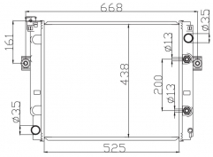 TOYOTA LIFT AT radiator