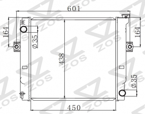 TOYOTA LiFT（叉车） MT radiator