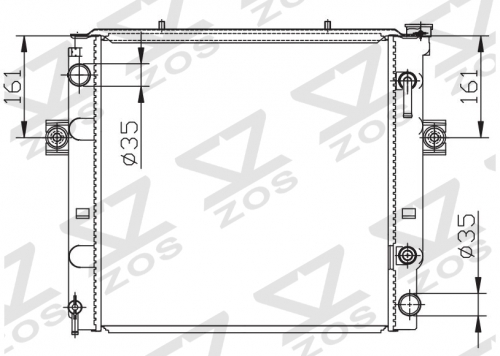 TOYOTA LIFT AT radiator