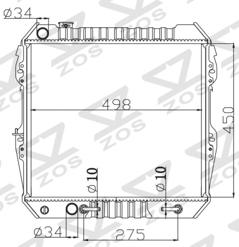 TOYOTA AT radiator