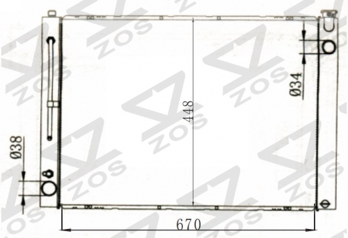 TOYOTA ALPHARD’04 AT radiator