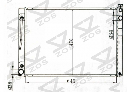 TOYOTA ALPHARD’06- AT radiator