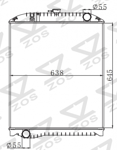 TOYOTA HINO RANGER 1994-1999 MT radiator