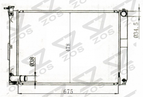 TOYOTA HARRIER/LEXUS Rx300 HYBRID- MT radiator