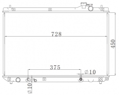TOYOTA LEXUS 95-99 RX300 MCU 10W AT radiator