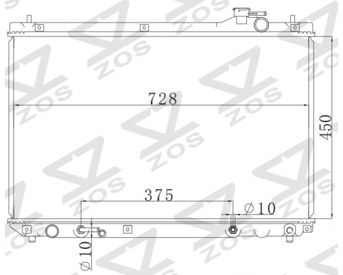 TOYOTA LEXUS 95-99 RX300 MCU 10W AT radiator