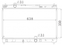 TOYOTA YARIS 14- MT radiator