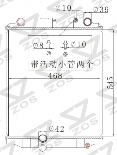 TOYOTA Hino-1 MT radiator