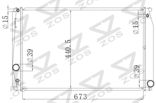 TOYOTA ALPHARD DAA-AYH30W 2015- 2015- MT radiator