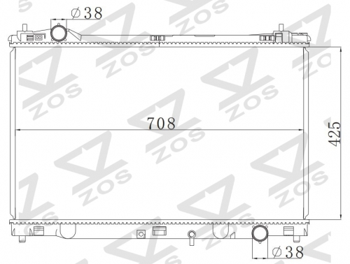 TOYOTA LEXUSMT radiator