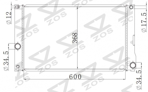 TOYOTA 卡罗拉双擎 1.8L 16-17 radiator