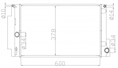 TOYOTA SCION XB 2008-2010 radiator