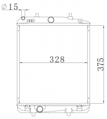 TOYOTA AYAO/C1 1.01+/+AC04/05-MT radiator