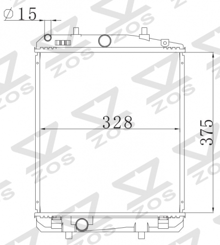 TOYOTA AYAO/C1 1.01+/+AC04/05-MT radiator
