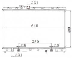 TOYOTA ALTEZZA 98-AT radiator
