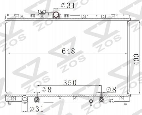 TOYOTA ALTEZZA 98-AT radiator