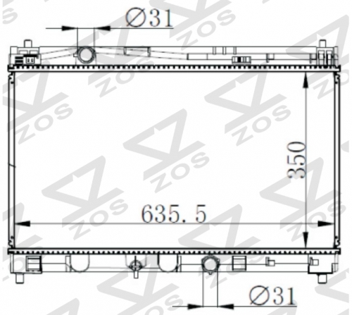 TOYOTA YARIS 15- MT radiator