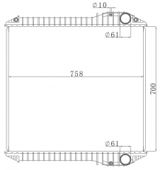 TOYOTA TOUOTA FS420 2006-MT radiator