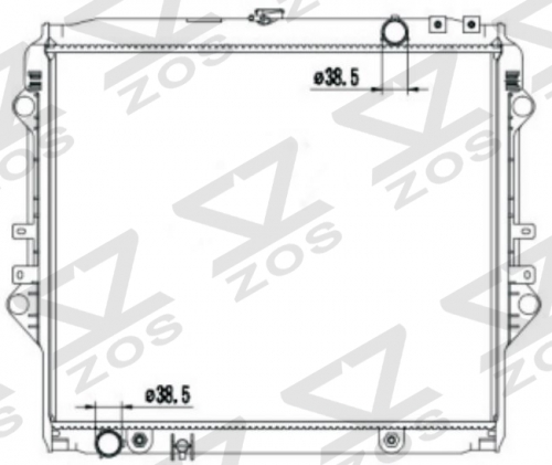 TOYOTA HILUX 4.0 15- AT radiator