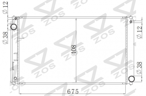 TOYOTA LEXUS NX300H BASE L4 2.5L 15-17 2015-2017 MT radiator