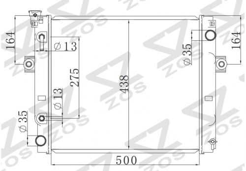 TOYOTA Lift叉车AT radiator