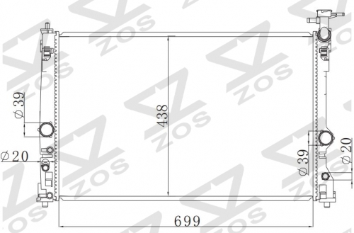 TOYOTA 凯美瑞混动 MT radiator