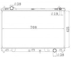 TOYOTA LEXUS GS350 MT radiator