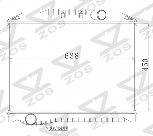 TOYOTA HINO RANGER 2003 MT radiator