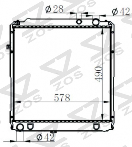 TOYOTA ALTEZZA 98-AT radiator