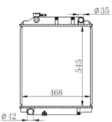 TOYOTA DYNA MT radiator