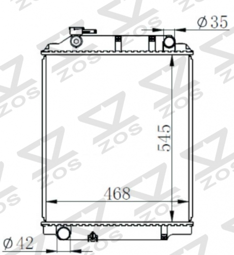 TOYOTA DYNA MT radiator