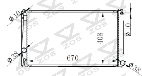 TOYOTA RAV4 15- AT radiator