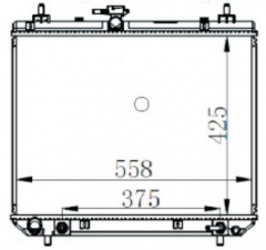 TOYOTA AVANZA 1.5 AT radiator