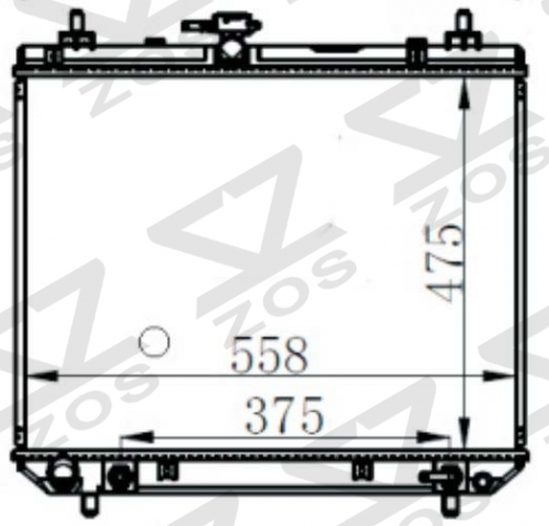 TOYOTA AVANZA 1.5 AT radiator