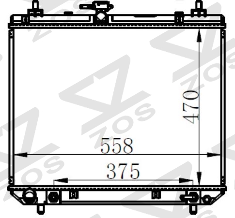 TOYOTA AVANZA 1.5 AT radiator