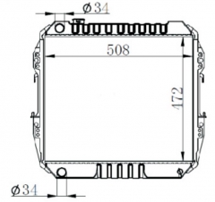 TOYOTA HILUX PICKUP MT radiator